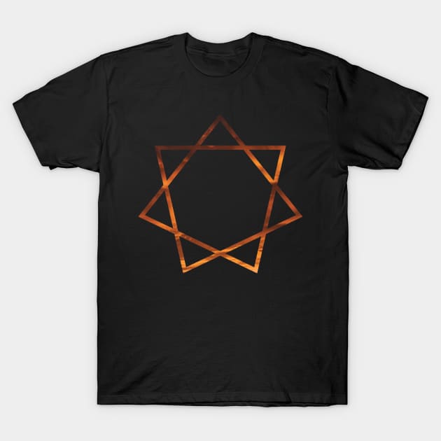 Heptagram IV T-Shirt by Nicklemaster